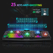 Load image into Gallery viewer, olrouse RGB Keyboard and Mouse Set Wired