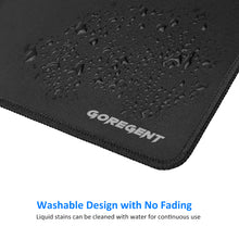 Load image into Gallery viewer, Goregent Mouse Pad, 260×210×2mm Dimension Stitched Edges Mouse Pad with Premium-Textured Surface
